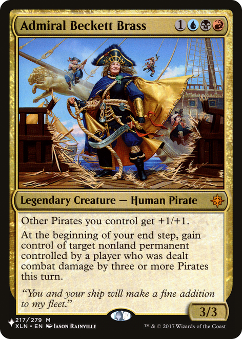 Admiral Beckett Brass (The List Reprint)
