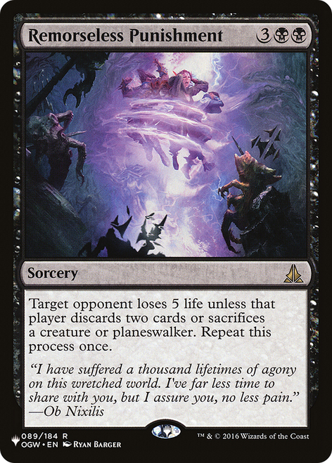 Remorseless Punishment (The List Reprint)