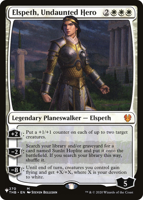 Elspeth, Undaunted Hero  (The List Reprint)