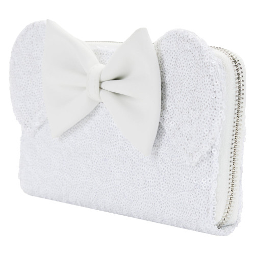Disney: Minnie Sequin Wedding Zip Around Wallet