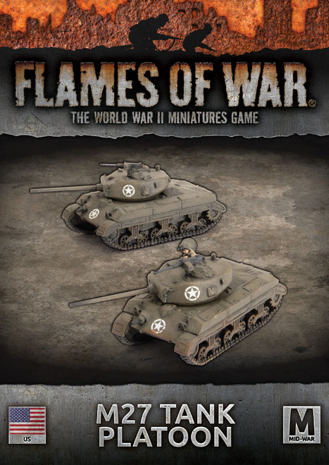 Flames of War - American - M27 Tank Platoon