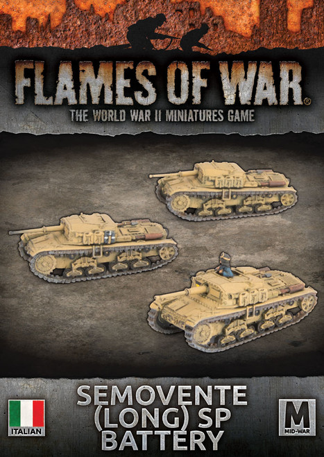 Flames of War - Italian - Semovente (Long) SP Battery