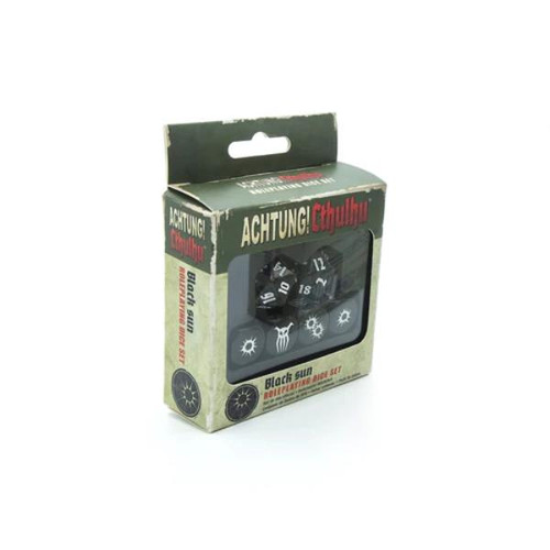 Achtung! Cthulhu 2d20 RPG - Black Sun Dice Set