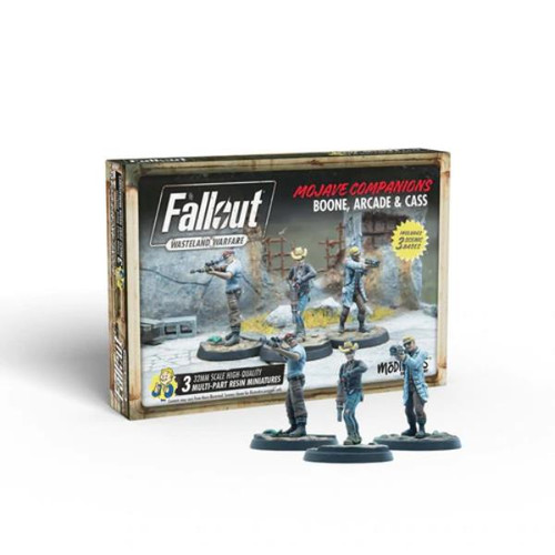 Fallout: Wasteland Warfare - Mojave Companions: Boone, Arcade and Cass
