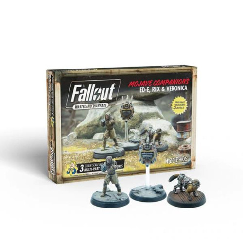 Fallout: Wasteland Warfare - Mojave Companions: Ed-E, Rex and Veronica