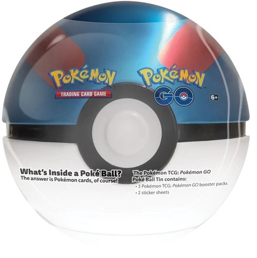 Pokemon GO - Great Ball Tin (Blue, Red, & White)