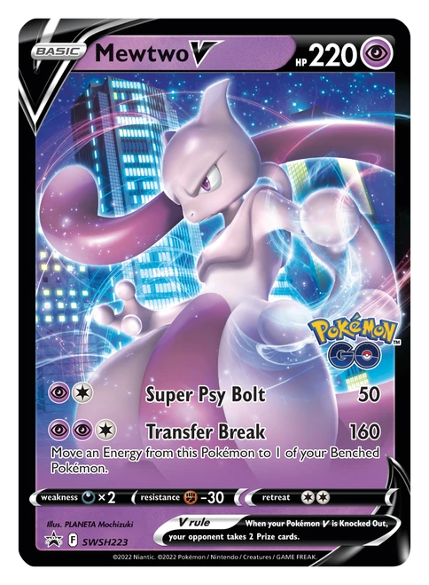 Pokemon GO V Battle Deck - Mewtwo V