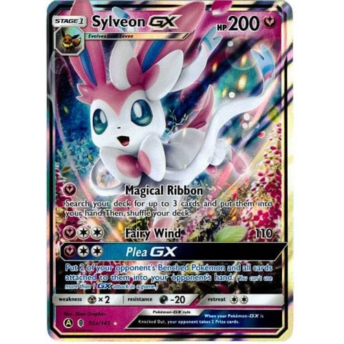 SM Guardians Rising 92a/145 Sylveon GX (Alternative Art, Half Art)