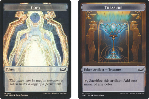 Streets of New Capenna - Copy / Treasure (#17) Token (foil)