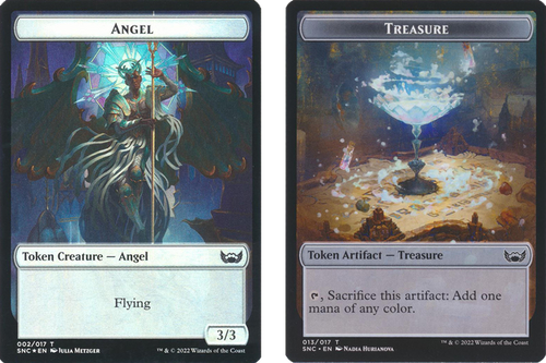 Streets of New Capenna - Angel / Treasure (#13) Token (foil)