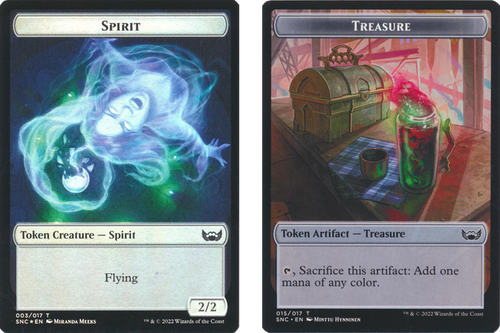 Streets of New Capenna - Spirit / Treasure (#15) Token (foil)