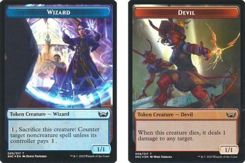 Streets of New Capenna - Wizard / Devil Token (foil)