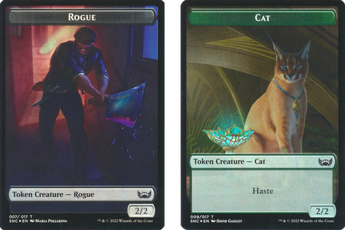 Streets of New Capenna - Rogue / Cat Token (foil) | Streets of New Capenna