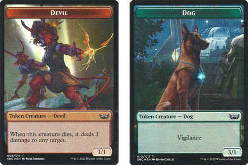 Streets of New Capenna - Devil / Dog Token (foil)