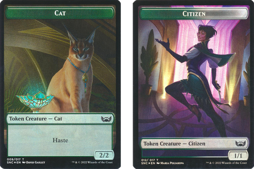 Streets of New Capenna - Cat / Citizen Token (foil) | Streets of New Capenna