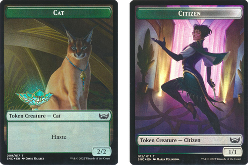 Streets of New Capenna - Cat / Citizen Token (foil)