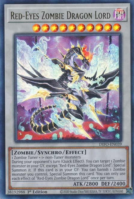 DIFO-EN039 Red-Eyes Zombie Dragon Lord