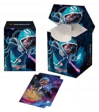MTG Unfinity 100+ Deck Box featuring Space Beleren & Comet, Space Puppy