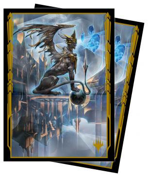 MTG Streets of New Capenna Sleeves V1 featuring Raffine, Scheming Seer (100)