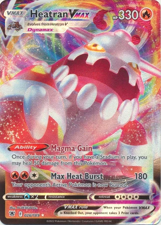Astral Radiance 026/189 Heatran V MAX (Full Art)