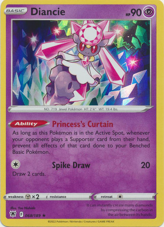 Astral Radiance 068/189 Diancie (Holo)