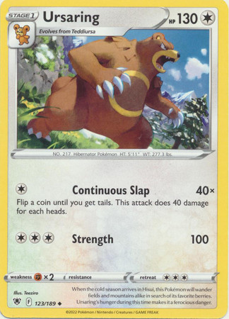 Astral Radiance 123/189 Ursaring