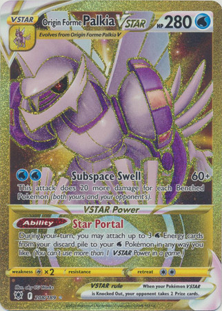 alt rare pokemon cards Palkia - 106/106