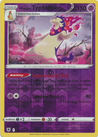Astral Radiance 052/189 Hisuian Typhlosion (Reverse Holo)