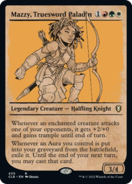 Mazzy, Truesword Paladin (Rulebook Art)