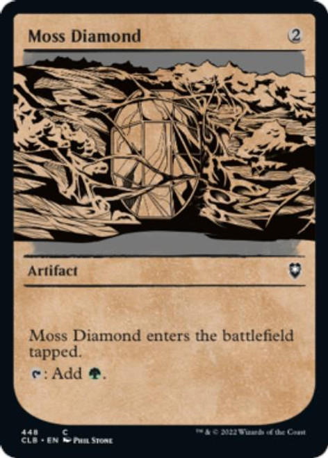 Moss Diamond (Rulebook Art) | Commander Legends: Battle for Baldur's Gate