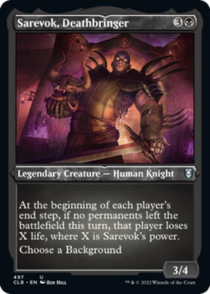 Sarevok, Deathbringer (Etched foil)