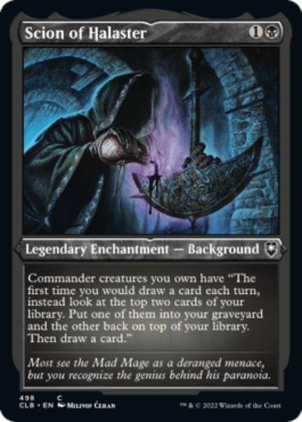 Scion of Halaster (Etched foil)