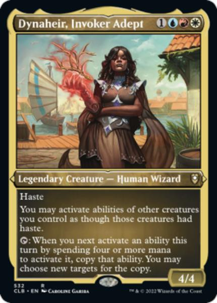 Dynaheir, Invoker Adept (Etched foil)
