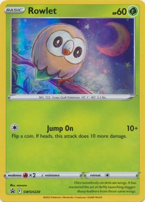 Sword & Shield Promo SWSH220 Rowlet (Holo)