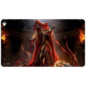 MTG Dominaria United Playmat A featuring Commander Dihada, Binder of Wills