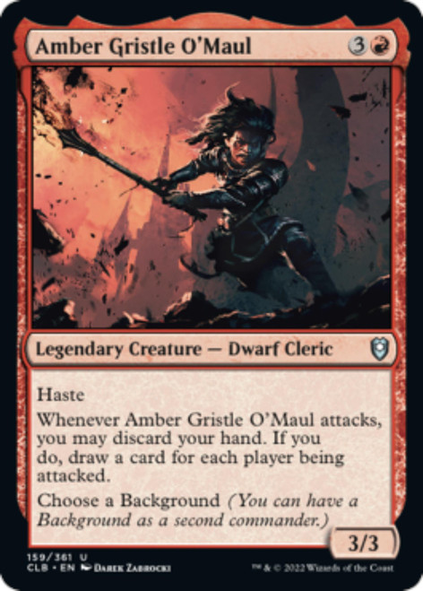 Amber Gristle O'Maul | Commander Legends: Battle for Baldur's Gate