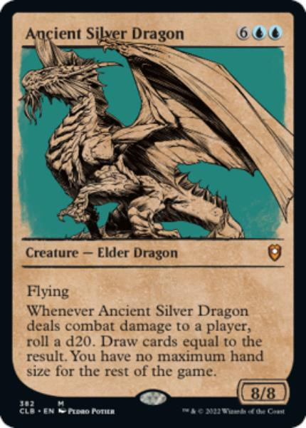 Ancient Silver Dragon (Rulebook Art)