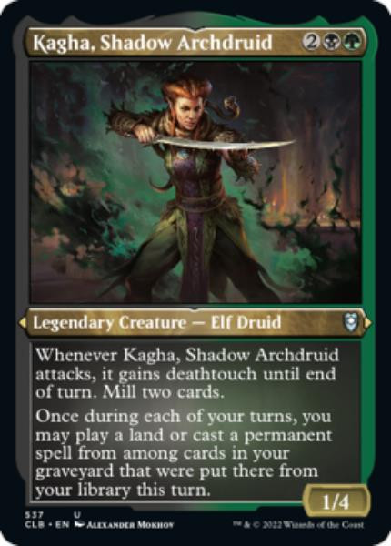 Kagha, Shadow Archdruid (Etched foil)