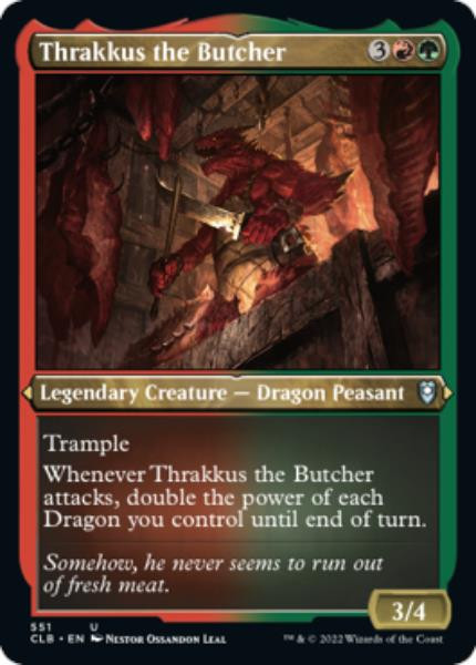 Thrakkus the Butcher (Etched foil)