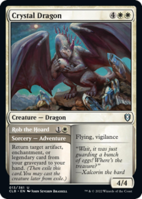 Crystal Dragon (foil) | Commander Legends: Battle for Baldur's Gate