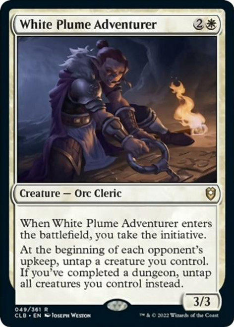 White Plume Adventurer (foil) | Commander Legends: Battle for Baldur's Gate