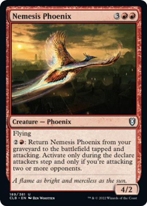 Nemesis Phoenix (foil) | Commander Legends: Battle for Baldur's Gate