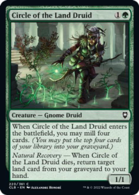 Circle of the Land Druid (foil) | Commander Legends: Battle for Baldur's Gate