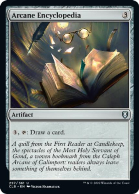 Arcane Encyclopedia (foil) | Commander Legends: Battle for Baldur's Gate