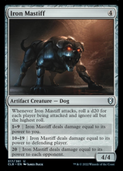 Iron Mastiff (foil) | Commander Legends: Battle for Baldur's Gate