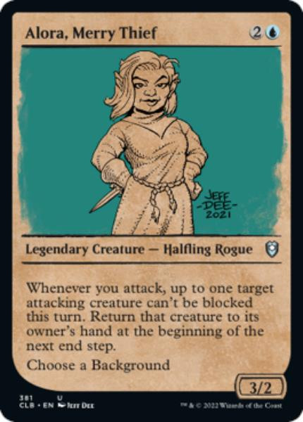 Alora, Merry Thief (Rulebook Art) (foil)