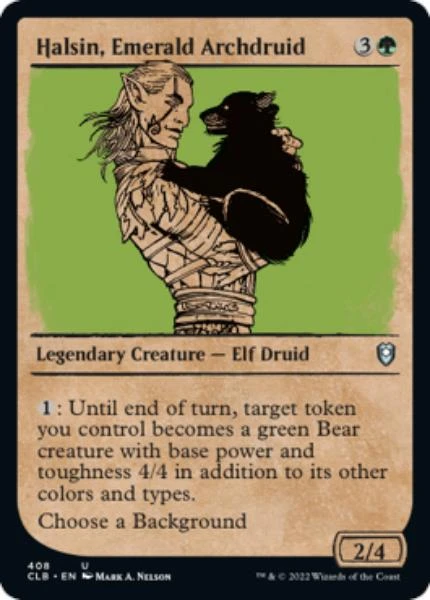 Halsin, Emerald Archdruid (Rulebook Art) (foil)