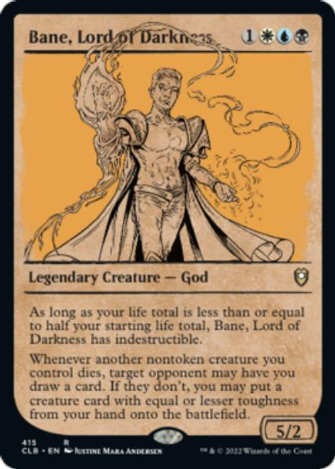 Bane, Lord of Darkness (Rulebook Art) (foil) | Commander Legends: Battle for Baldur's Gate