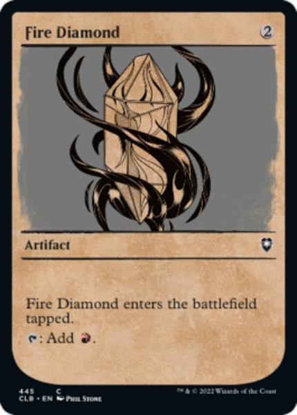 Fire Diamond (Rulebook Art) (foil)
