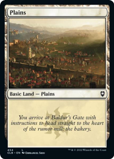 Plains (#454) (foil) | Commander Legends: Battle for Baldur's Gate